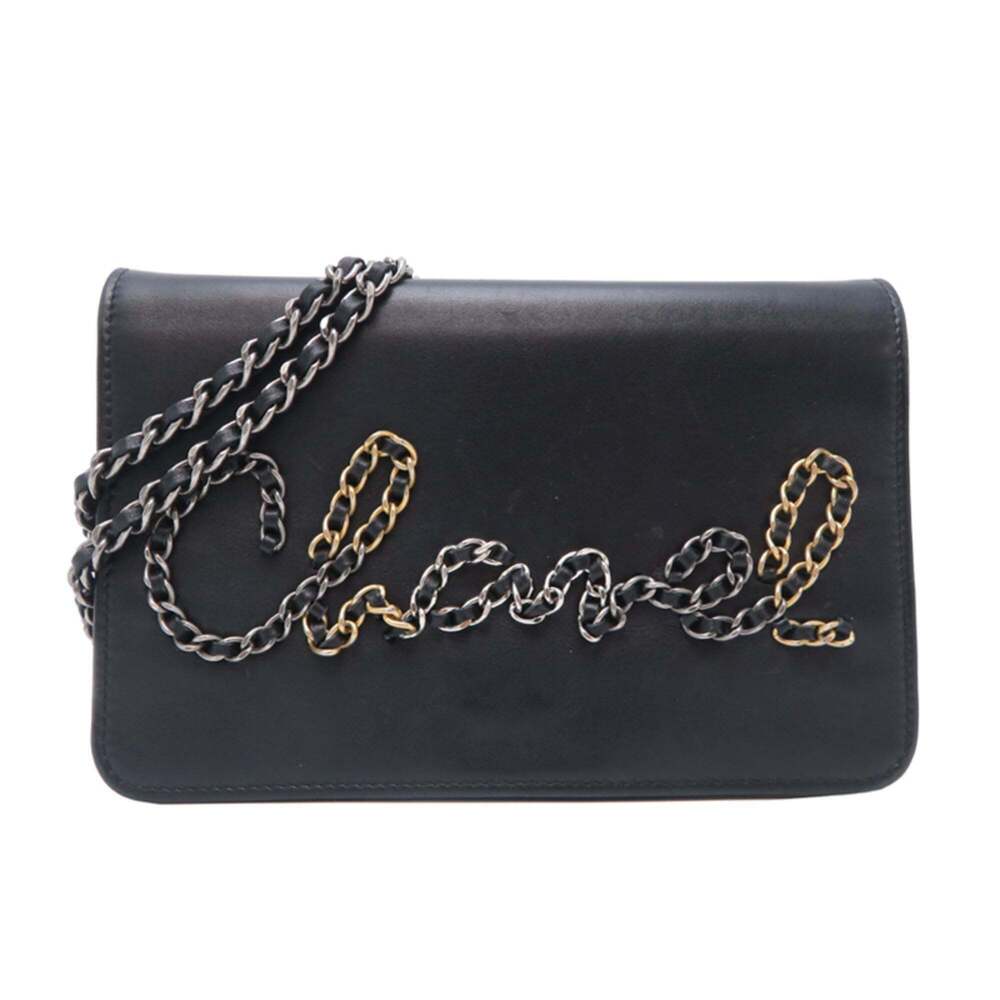 CHANEL Authentic Black Wallet